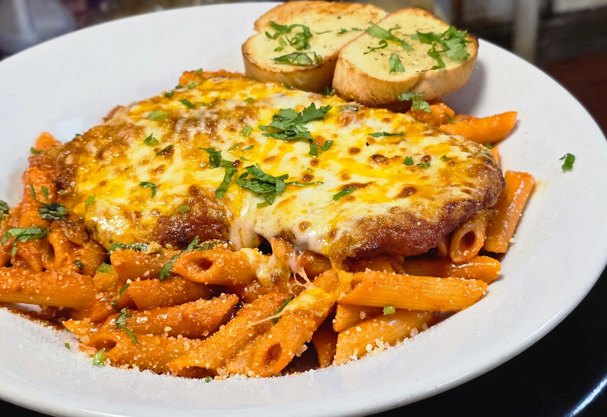 Butter Chicken Parm Pasta