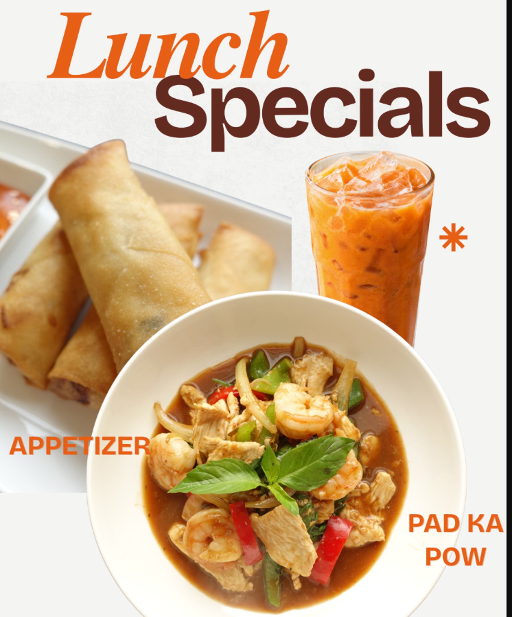 Lunch Specials (11AM-2PM)