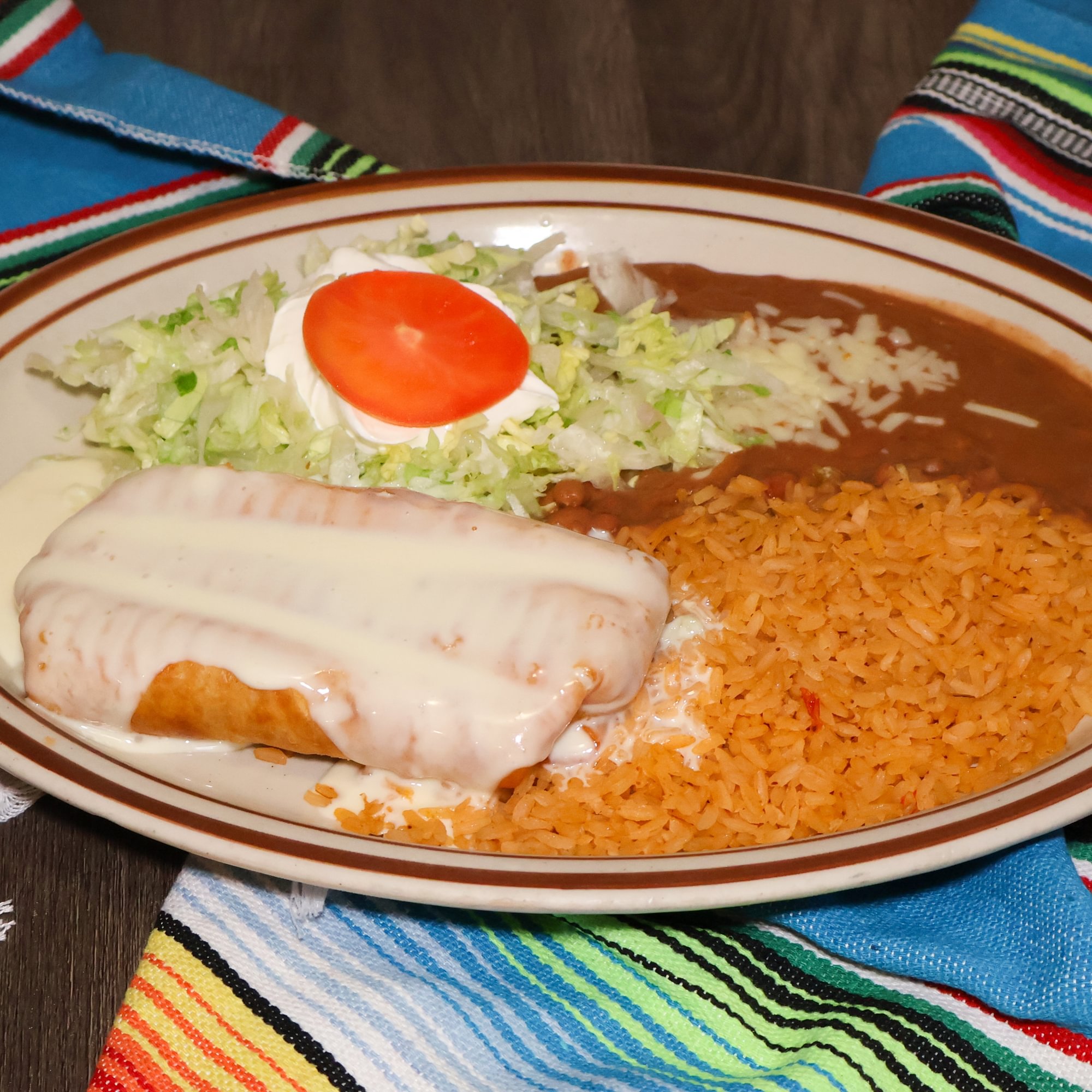 Chimichanga Dinner