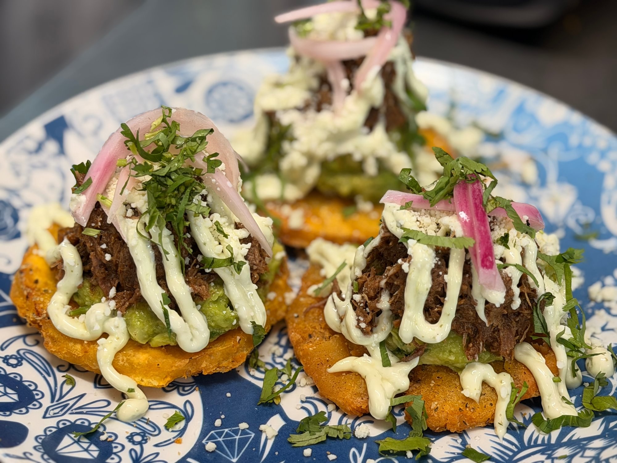 Tostones loaded