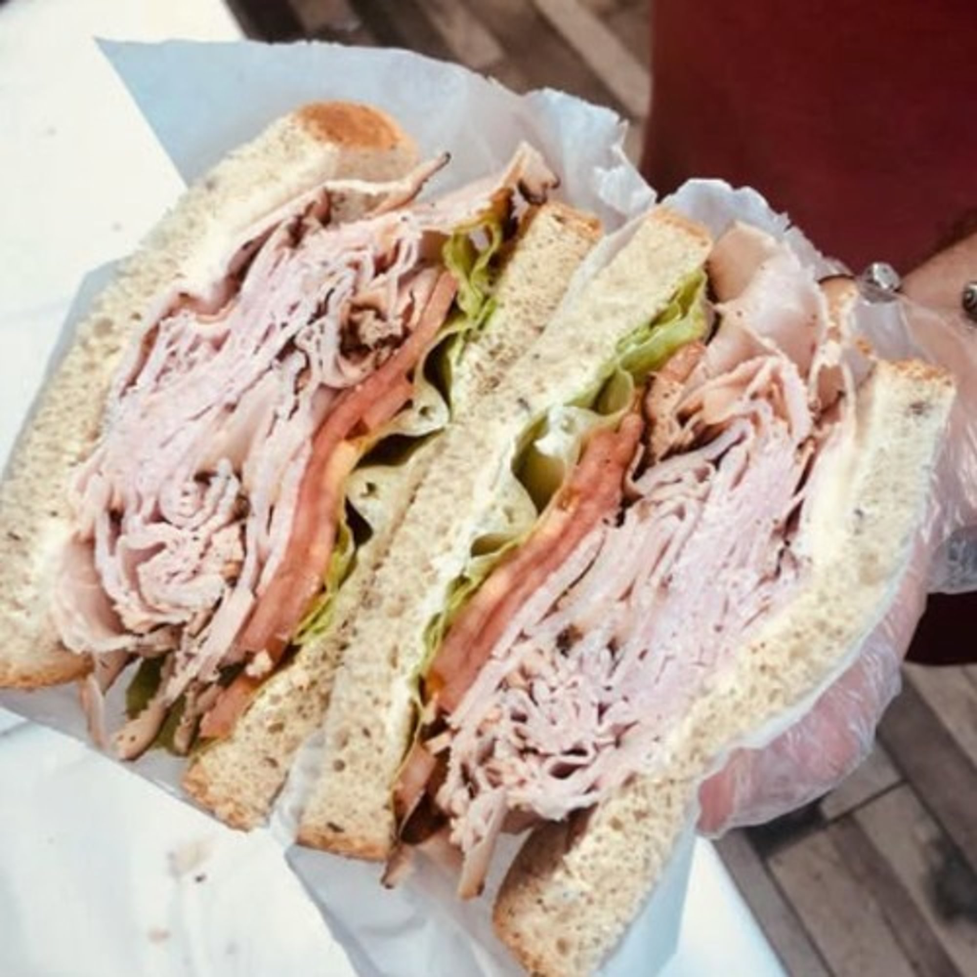 Natural Turkey Pastrami Sandwich