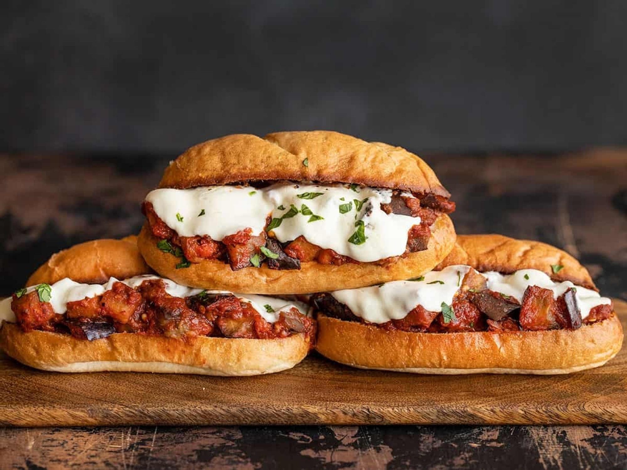 Eggplant Parmigiana Sub