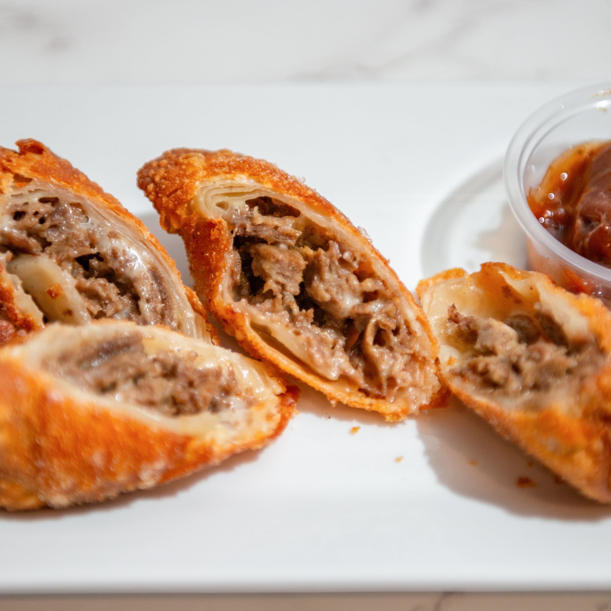 Cheezsteak Egg Rolls