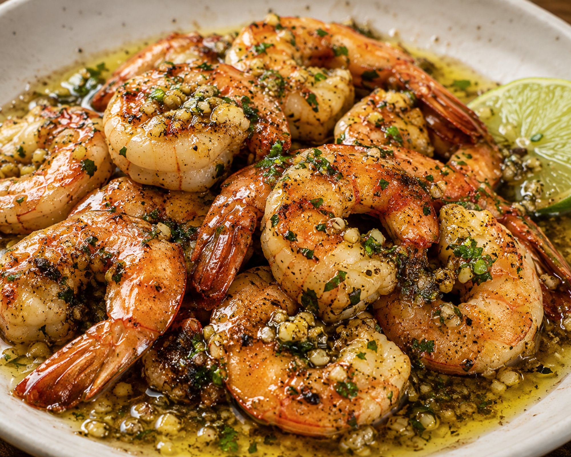 1 Lb Garlic Shrimp