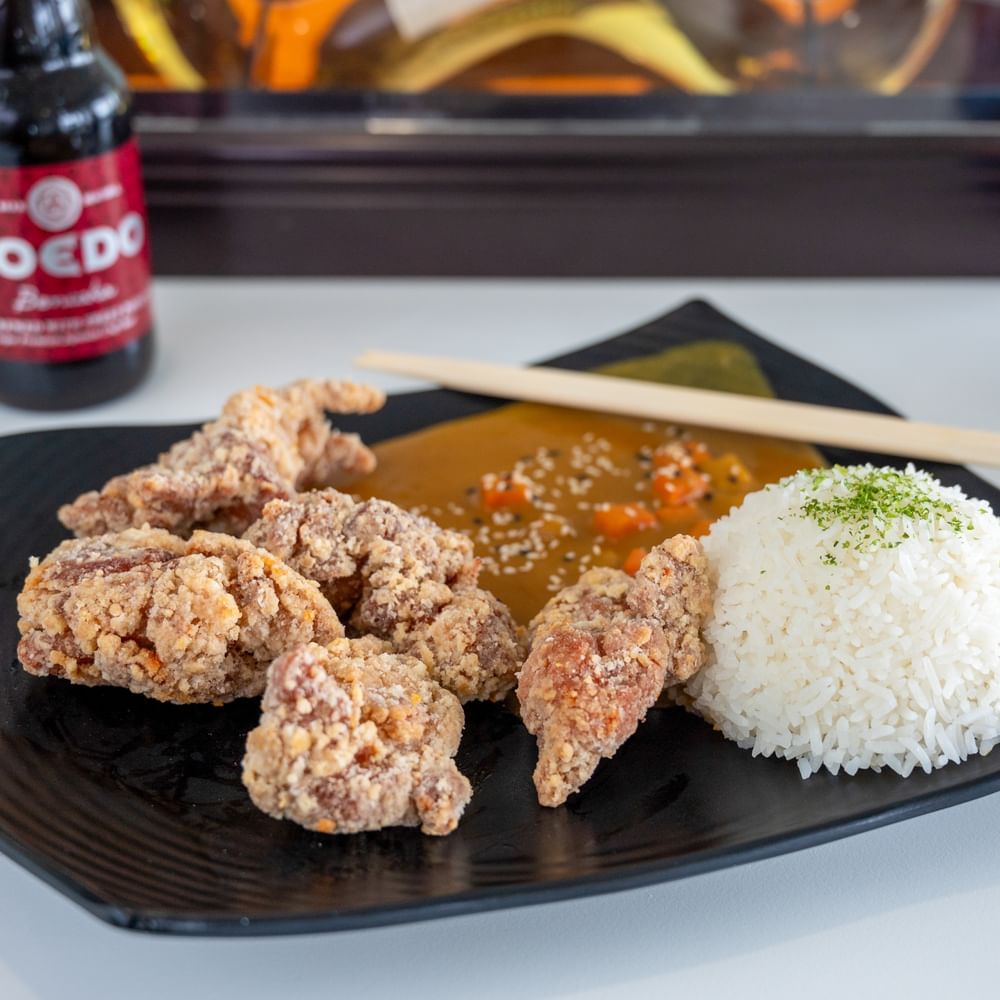 Chicken Karaage Curry Rice