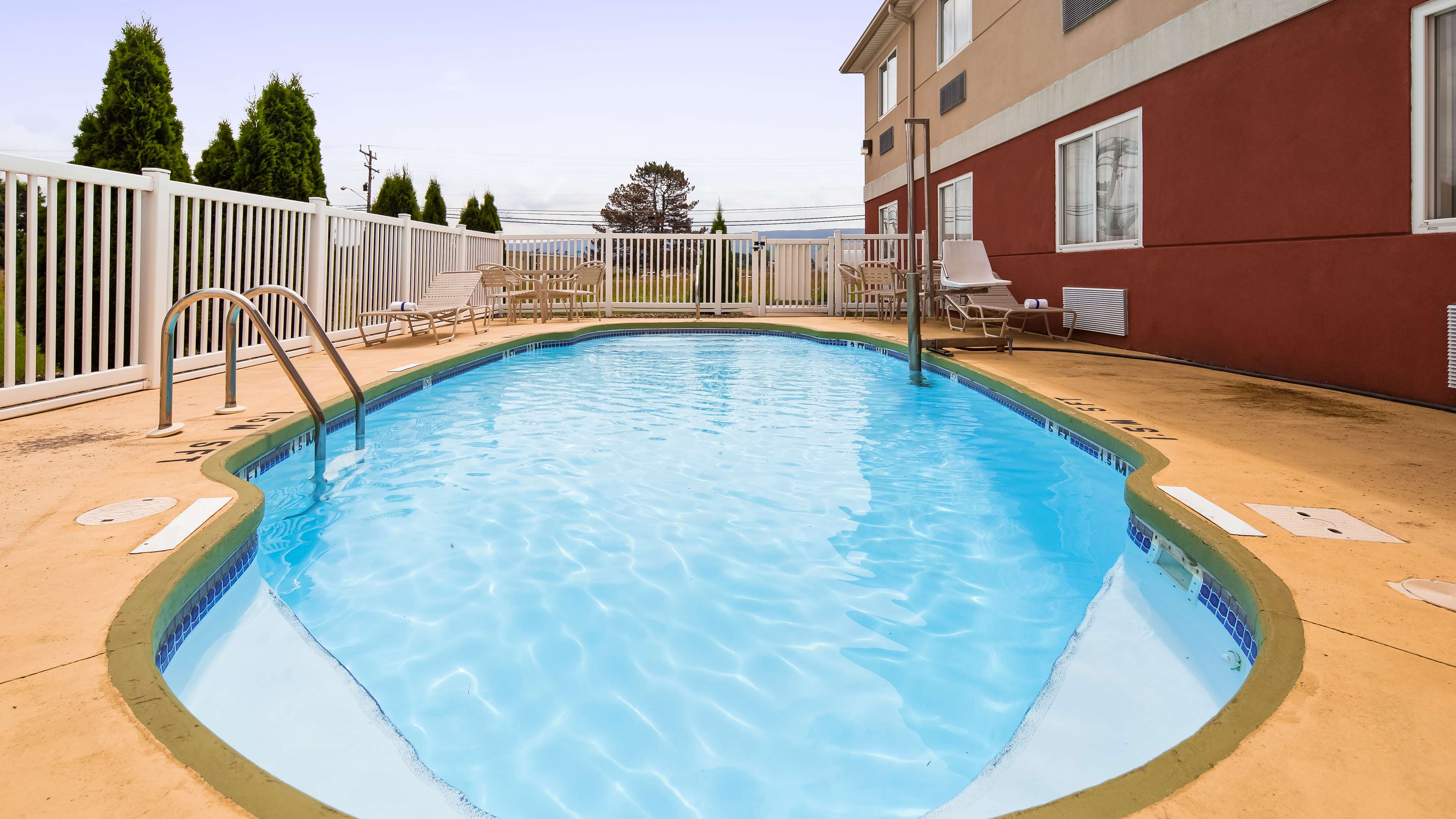 Enjoy our outdoor heated pool, open seasonally