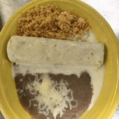 11. 1/2 Special La Casa, Rice & Beans