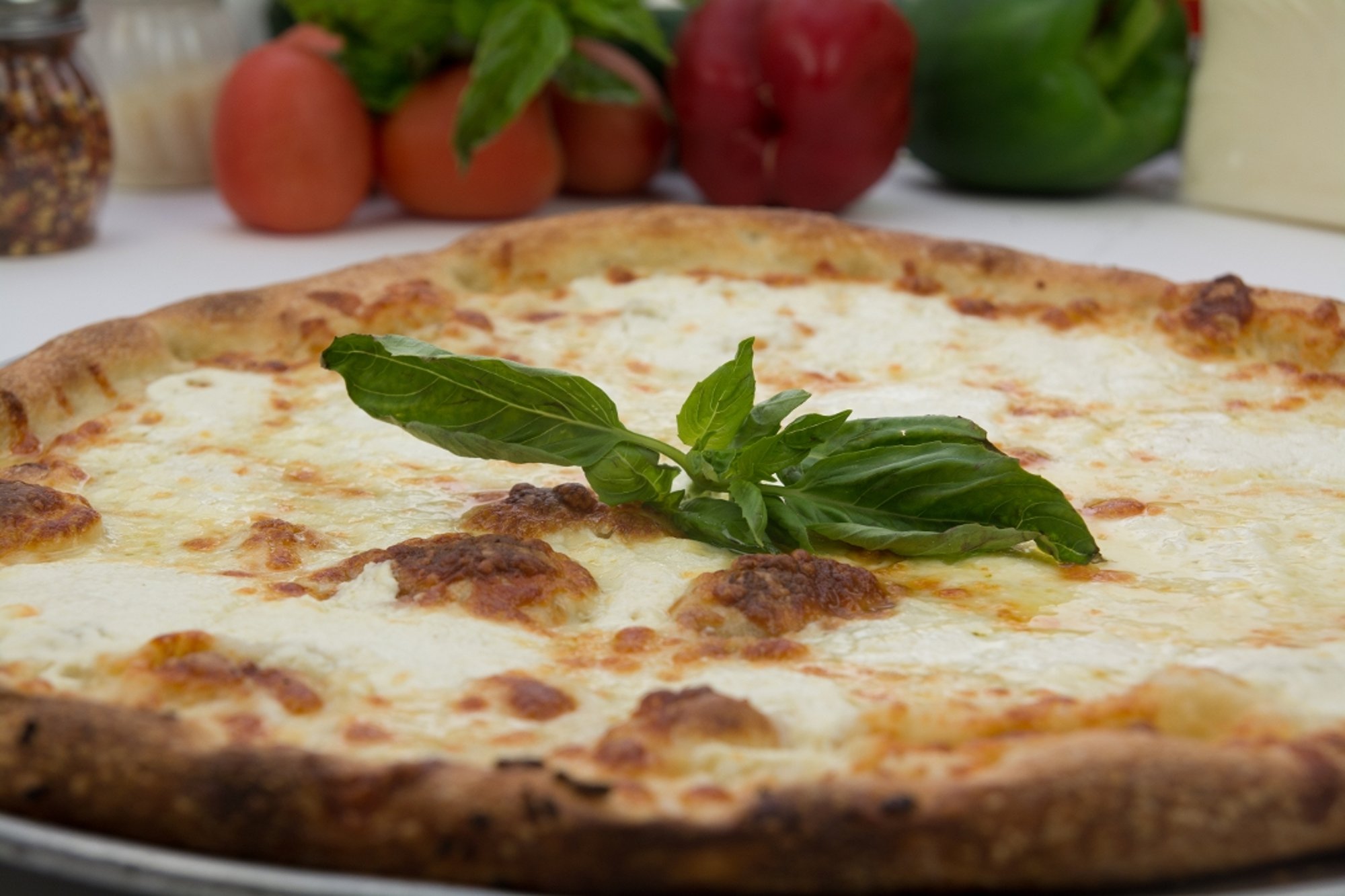Lg White Pizza