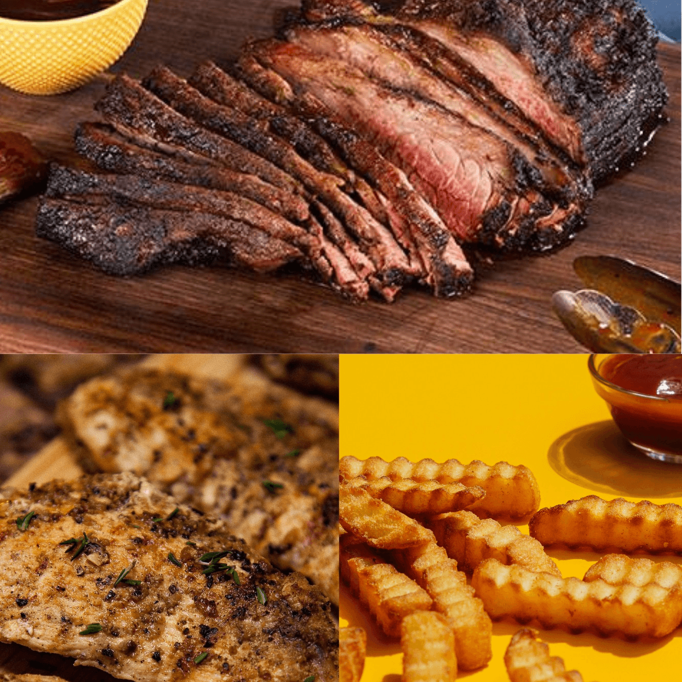 Brisket, Chicken & Fries Combo