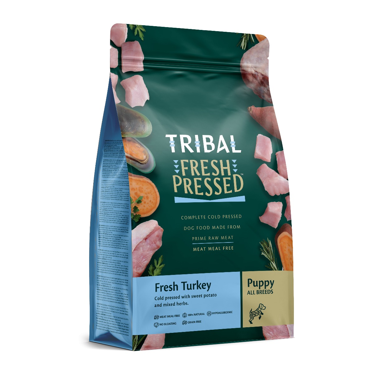 Tribal Fresh Pressed - Complete Cold Pressed Dog Food Turkey Puppy