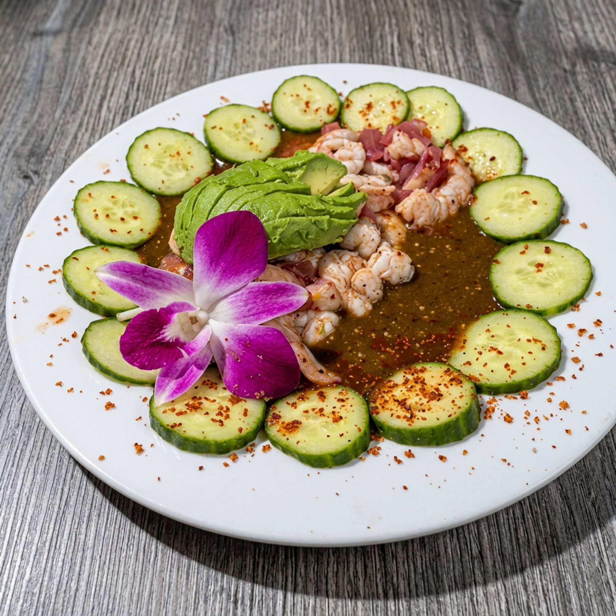 Aguachile Tatemado de Camarón