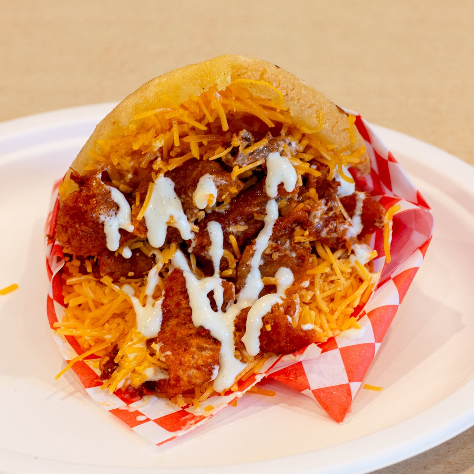 Pork Rind Arepa - Arepa de Chicharrón