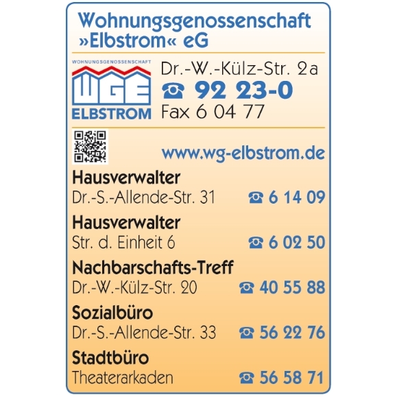 Logo von Wohnungsgenossenschaft Elbstrom eG