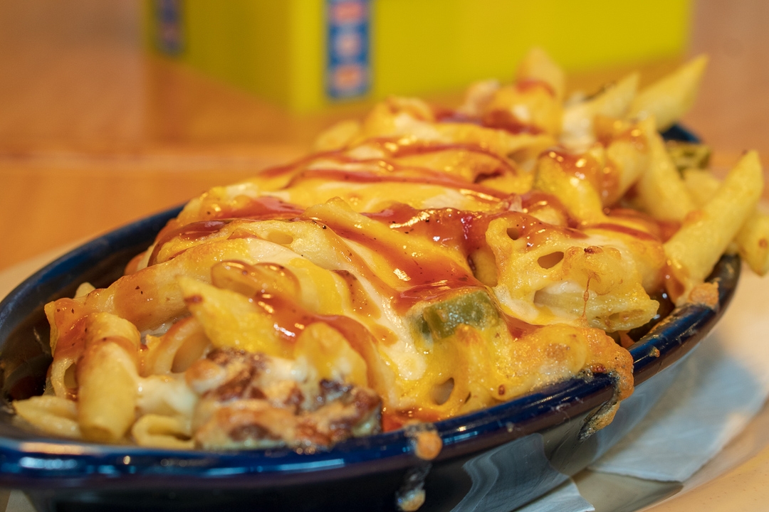 Braised Pork Baked Mac-n-Cheese