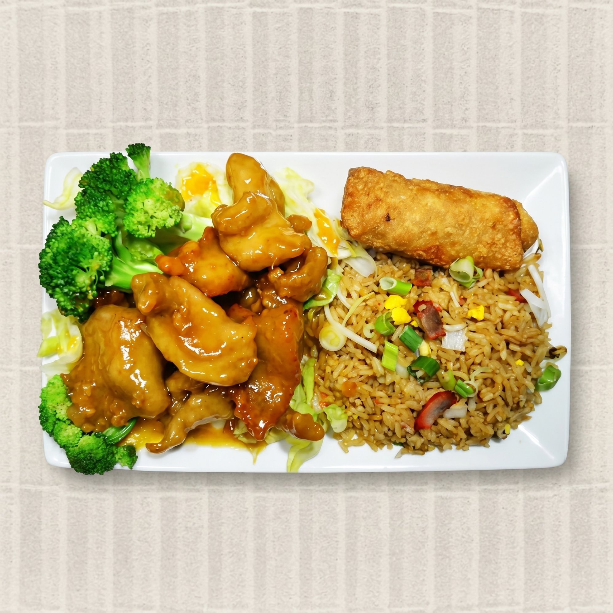 44. Orange Chicken Platter