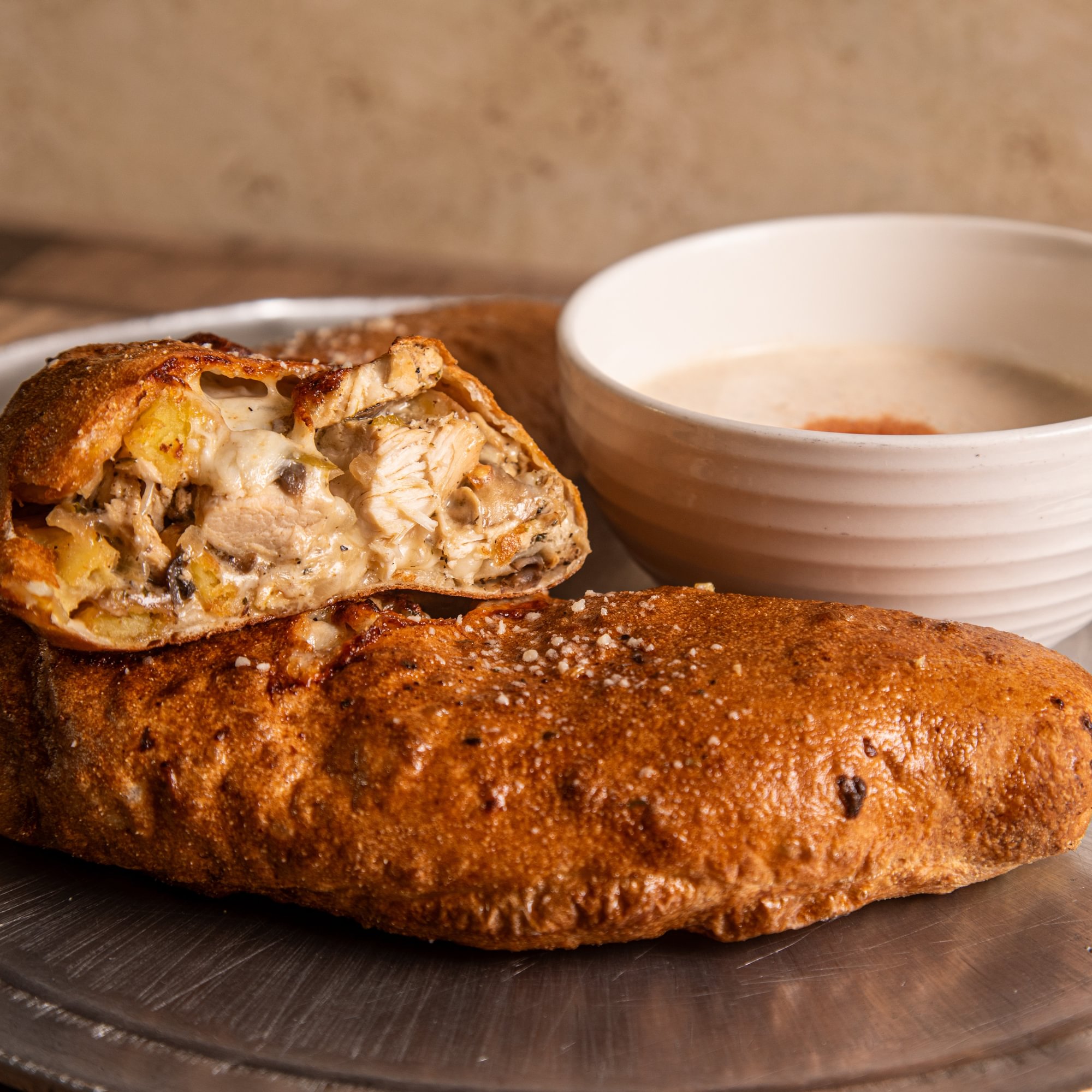 Chicken bomb stromboli