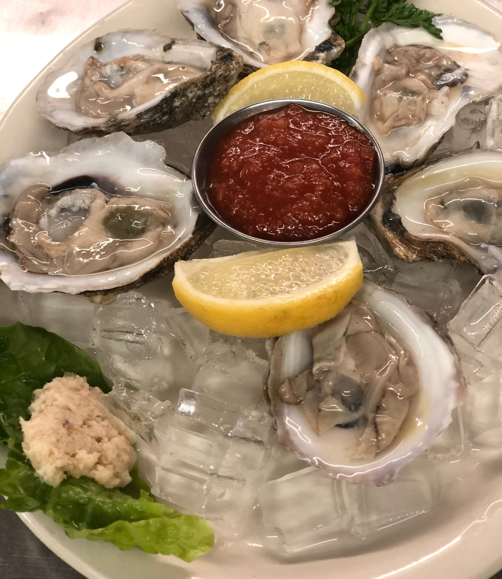 Oysters on Half Shell
