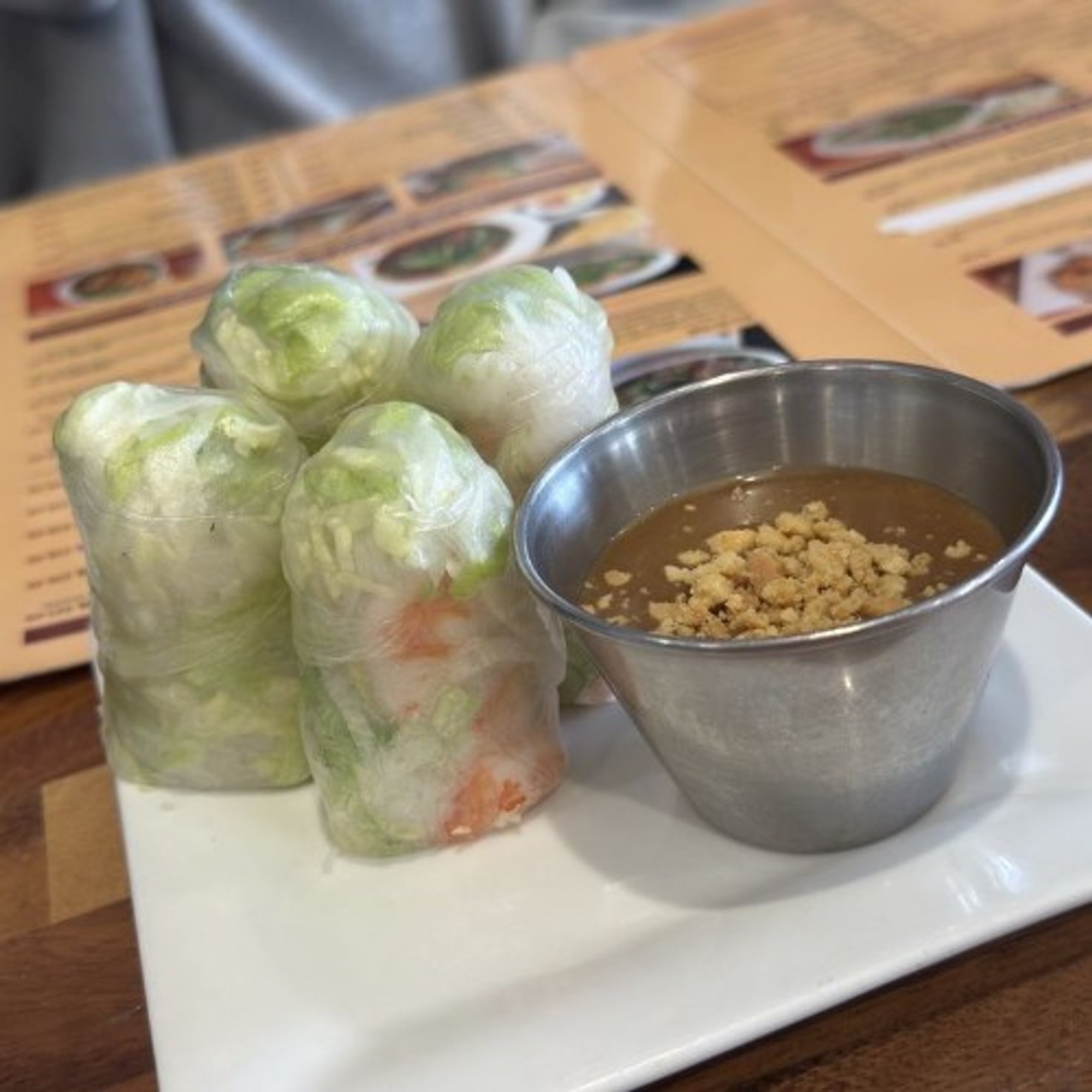 A9. Grilled pork summer rolls (2 pcs)