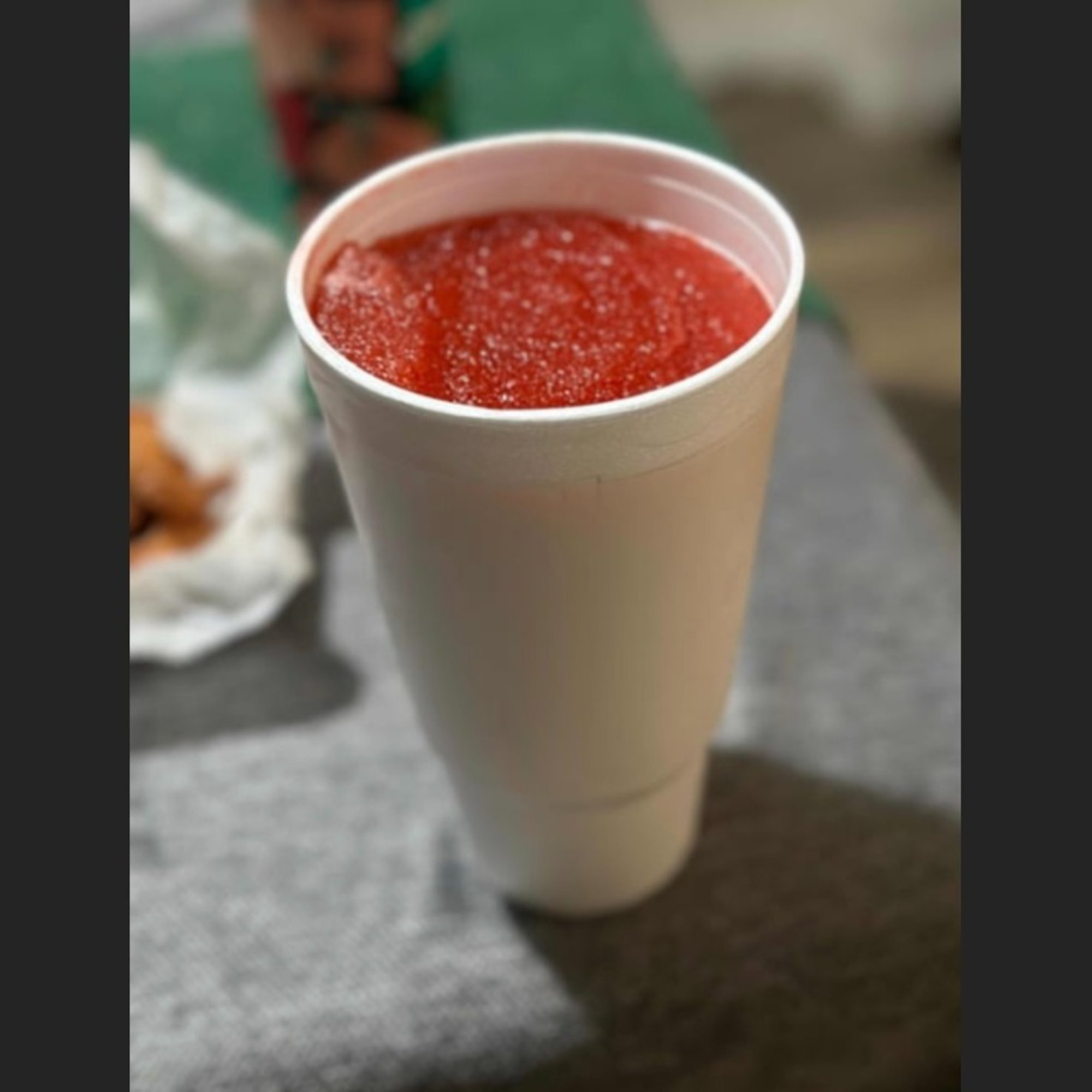 Small frozen slushy