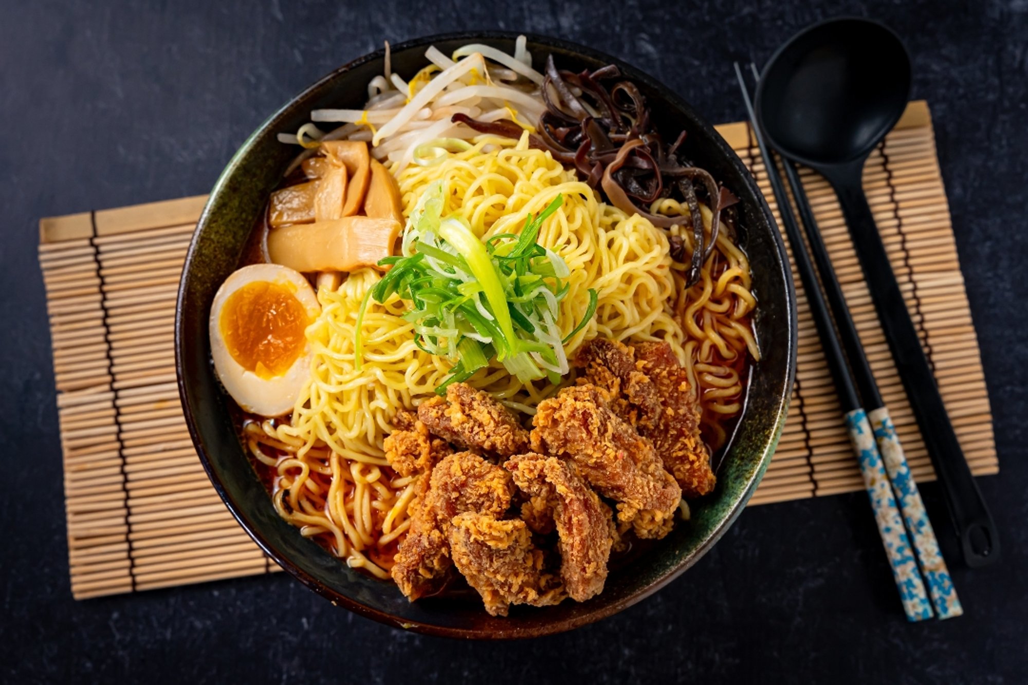Spicy Miso Chicken Karaage Ramen