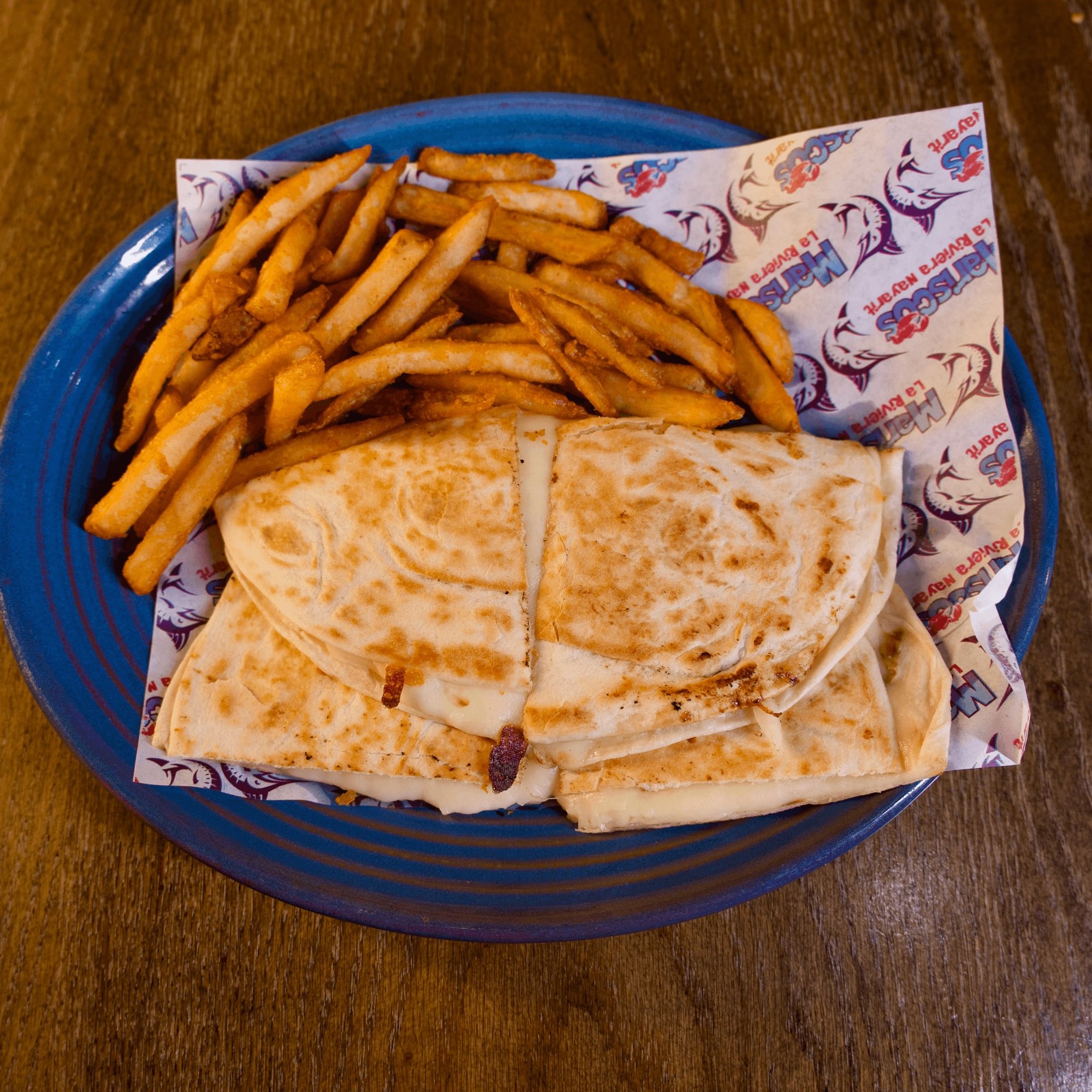 Quesadilla with Fries