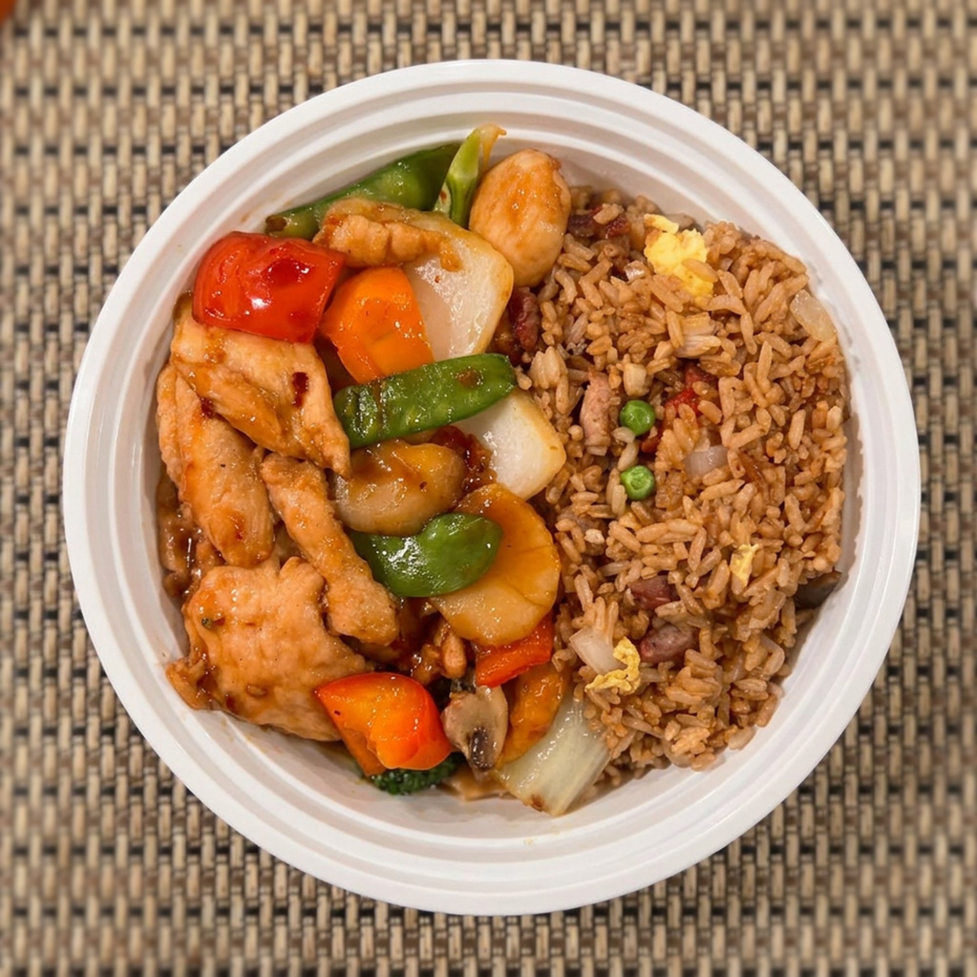 Hunan Chicken or Baby Shrimp