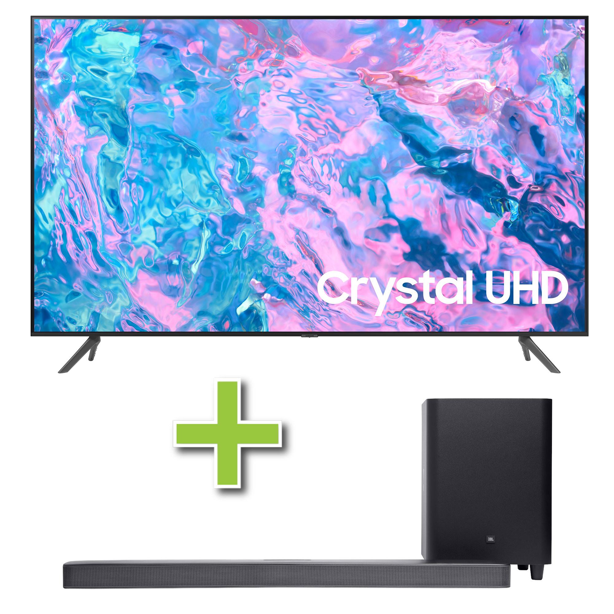 75" Samsung 4K UHD Smart TV & JBL 5.1 ch Soundbar