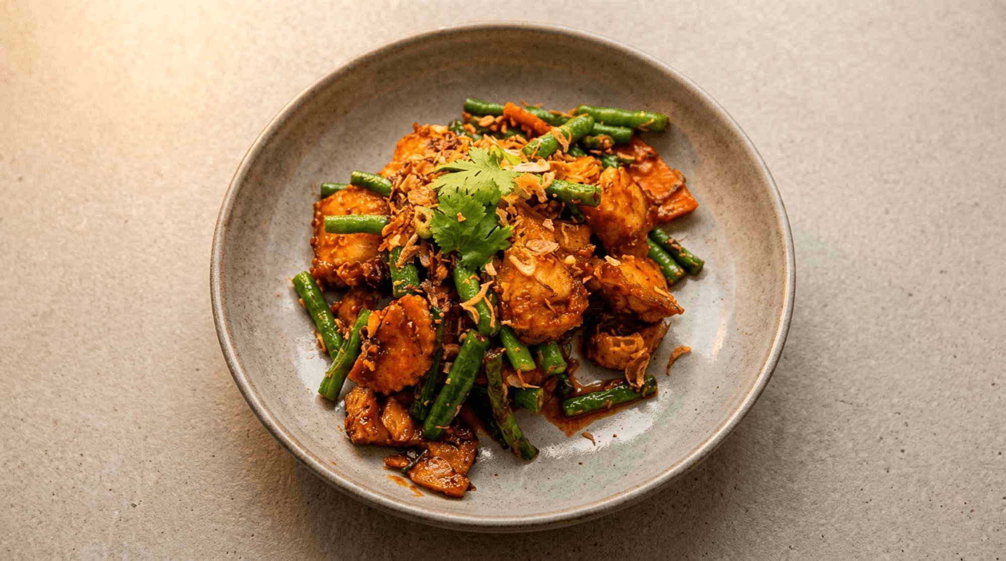 Crispy Pork Belly Pad Prik King