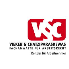 Logo von Kanzlei für Arbeitnehmer und Betriebsräte - Vieker & Chatziparaskewas