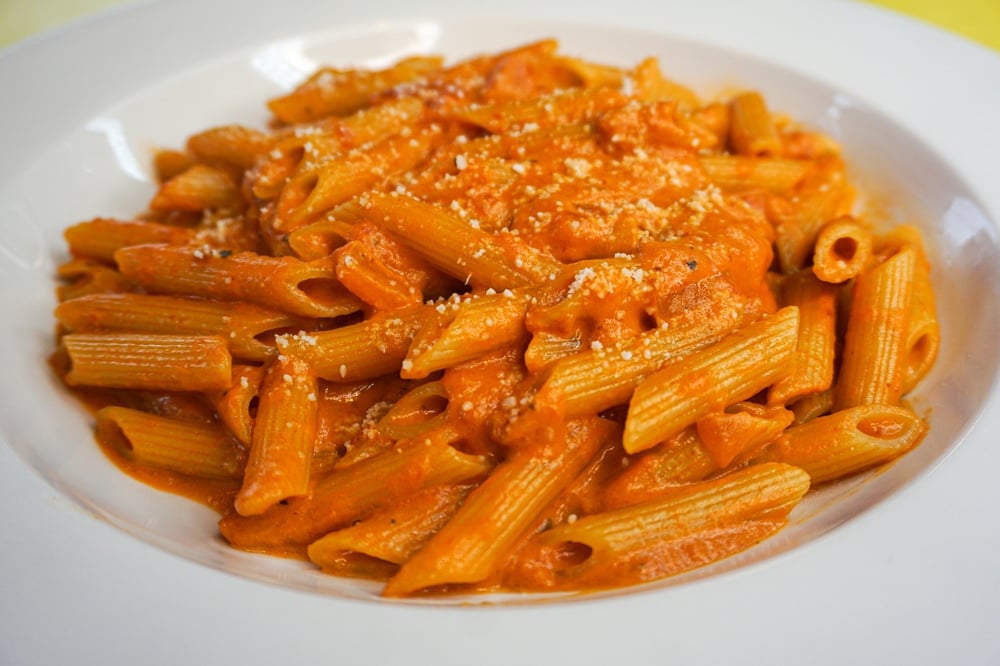 Pasta w/ Vodka Sauce