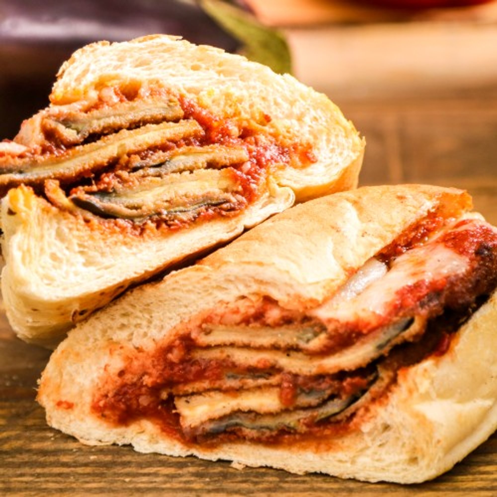 Eggplant Parmigiana Submarine