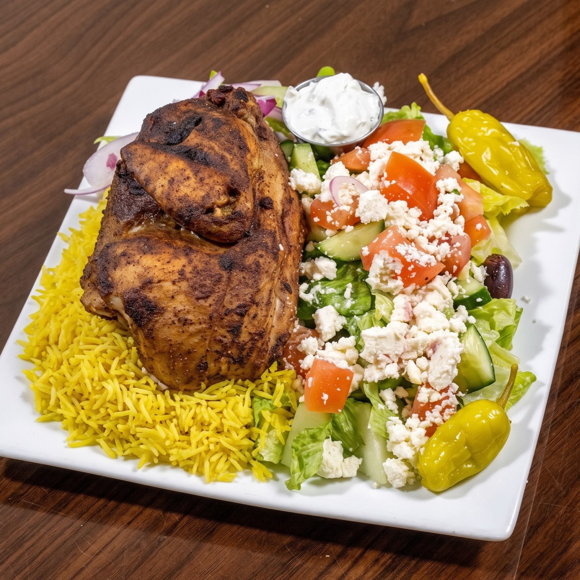 Half Roast Chicken Plate
