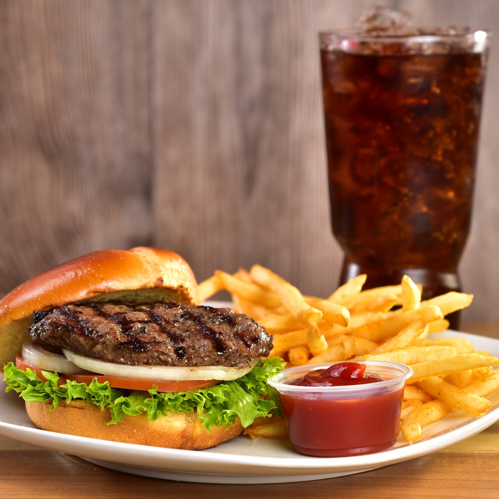 Classic Hamburger Meal