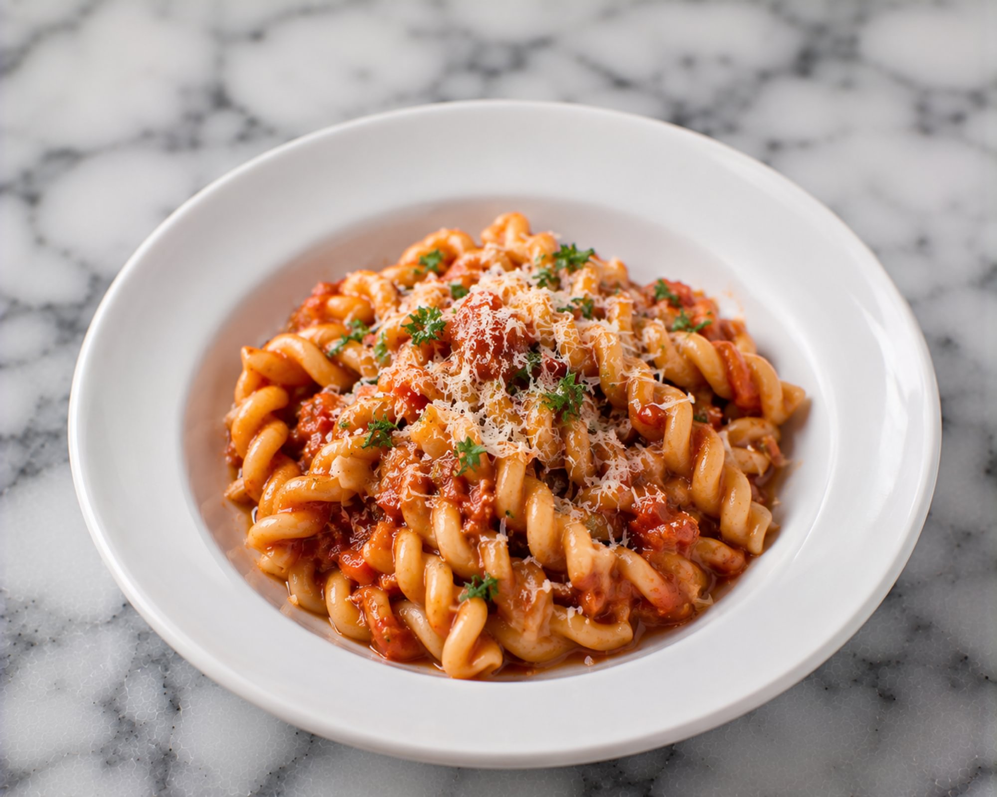Side Fresh Pasta with Sauce