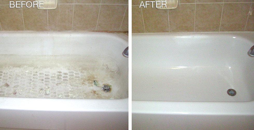 Scrubbed this tub until it was new