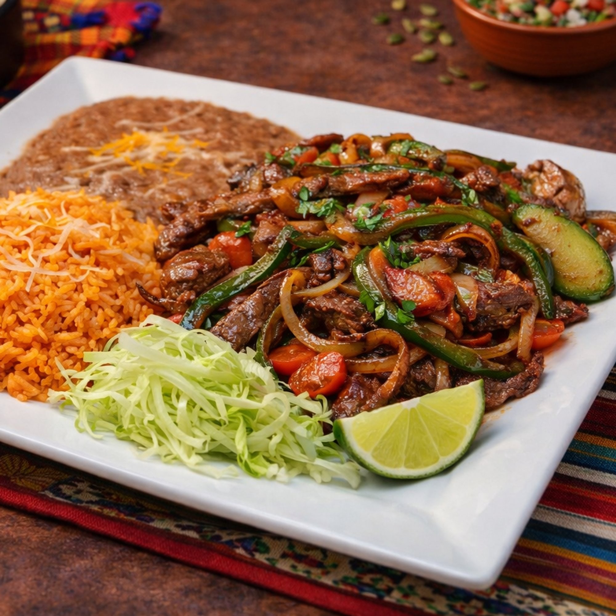 Bistec con Verduras