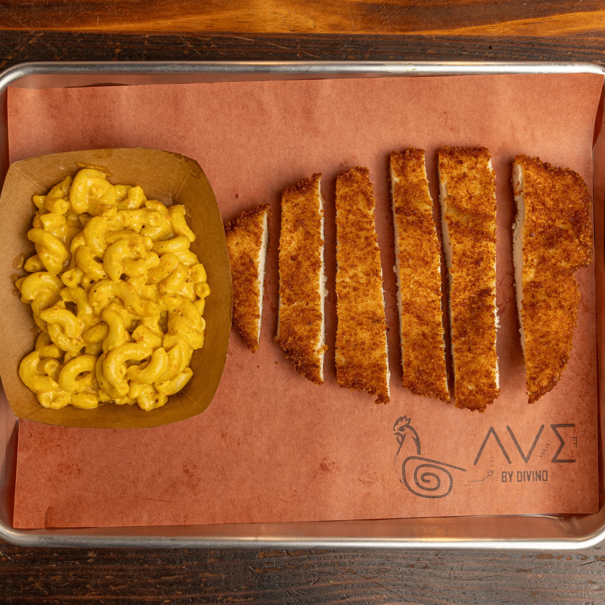 Mac & cheese with chicken