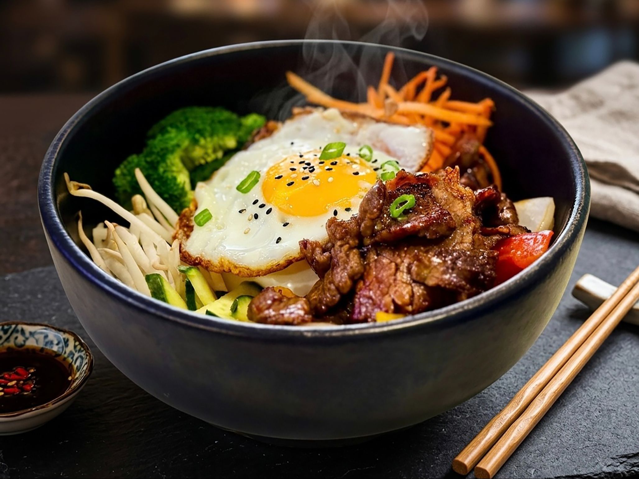 C6. Lemongrass Beef Mixed Rice