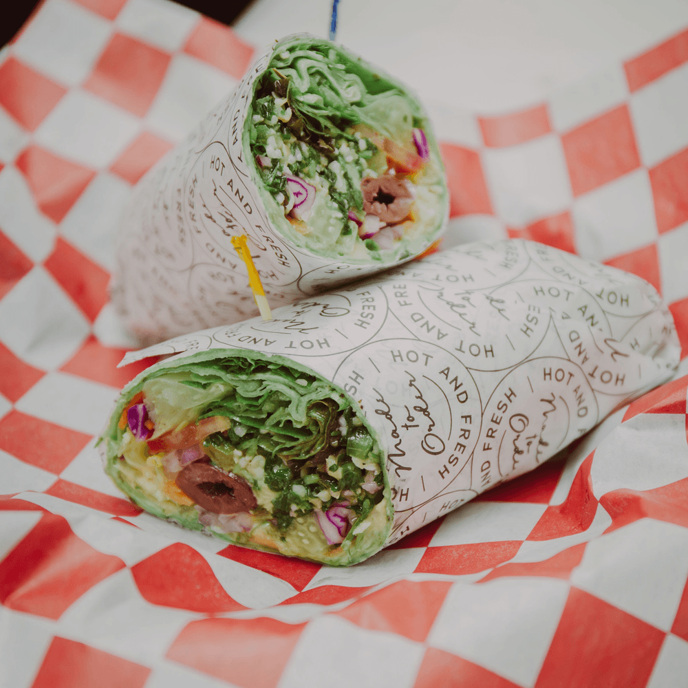 Mediterranean Vegan Wrap