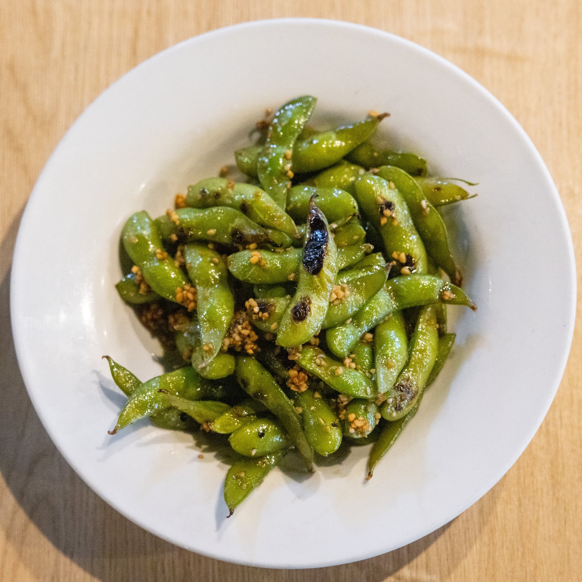 Garlic Edamame