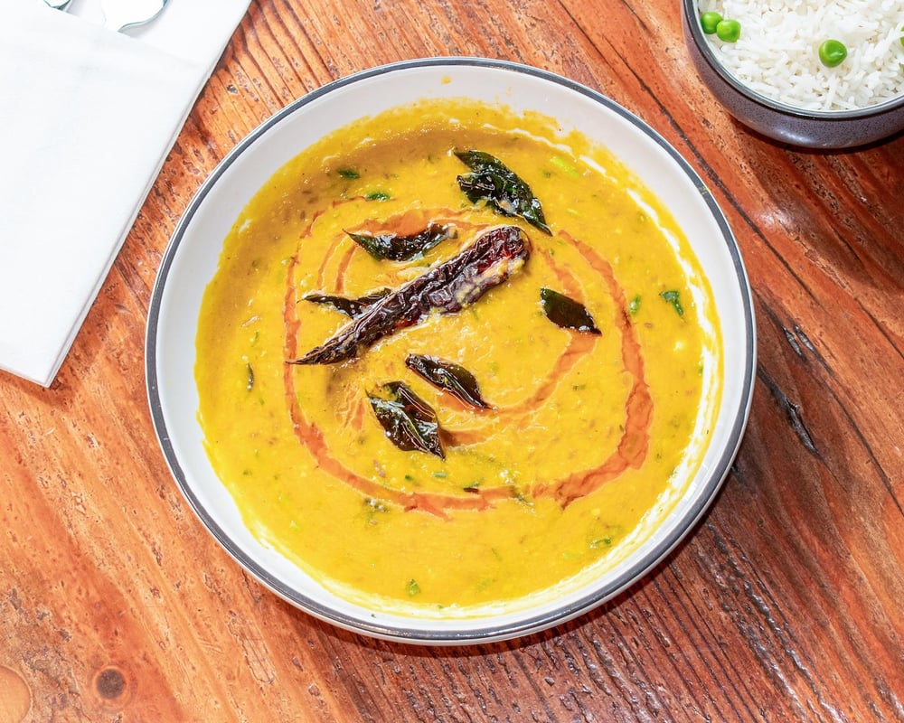 Dal Tadka, Spinach and Tomato