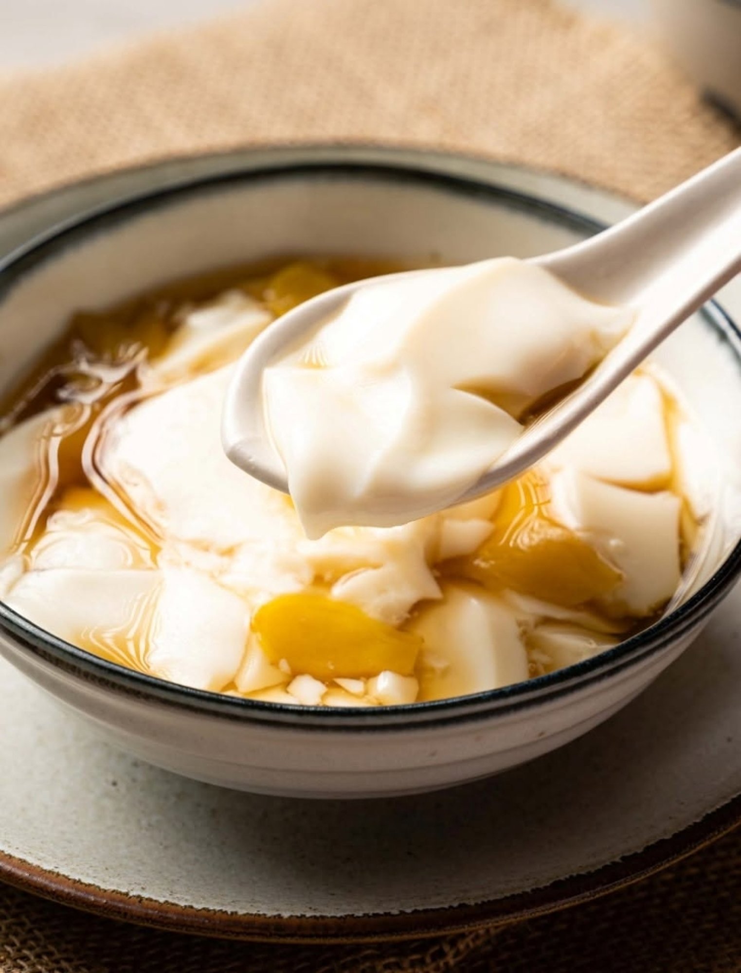 Hot Tofu with Ginger Syrup *weekend only*