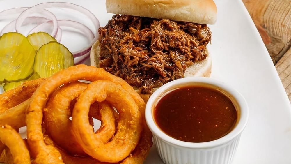 Two-BBQ Meat Sandwich Combo