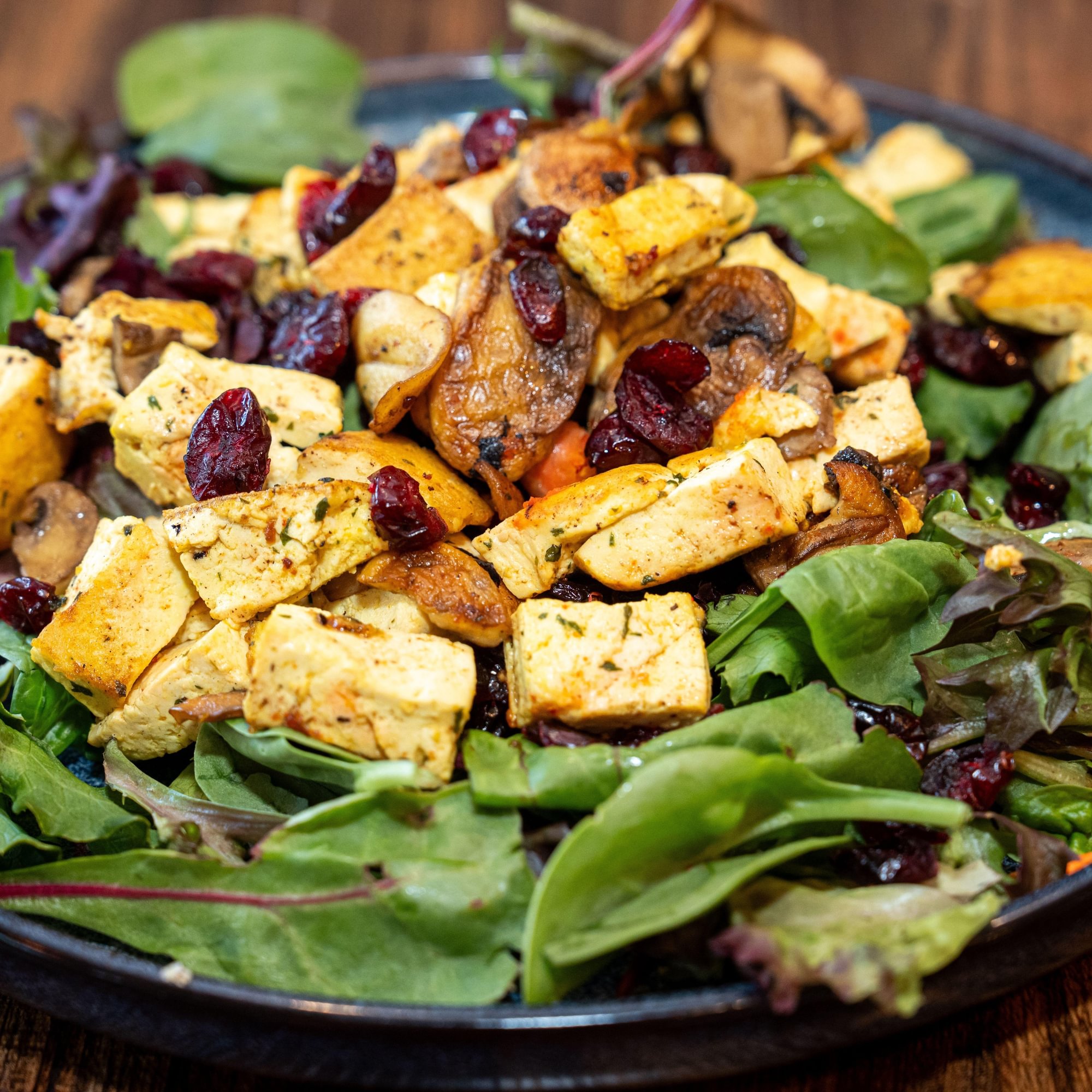 36. Grilled Tofu & Portobella Salad