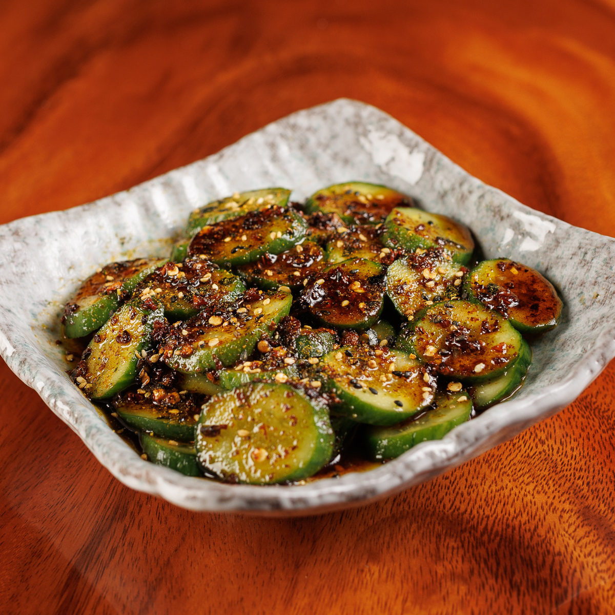 Spicy Yuzu Cucumbers