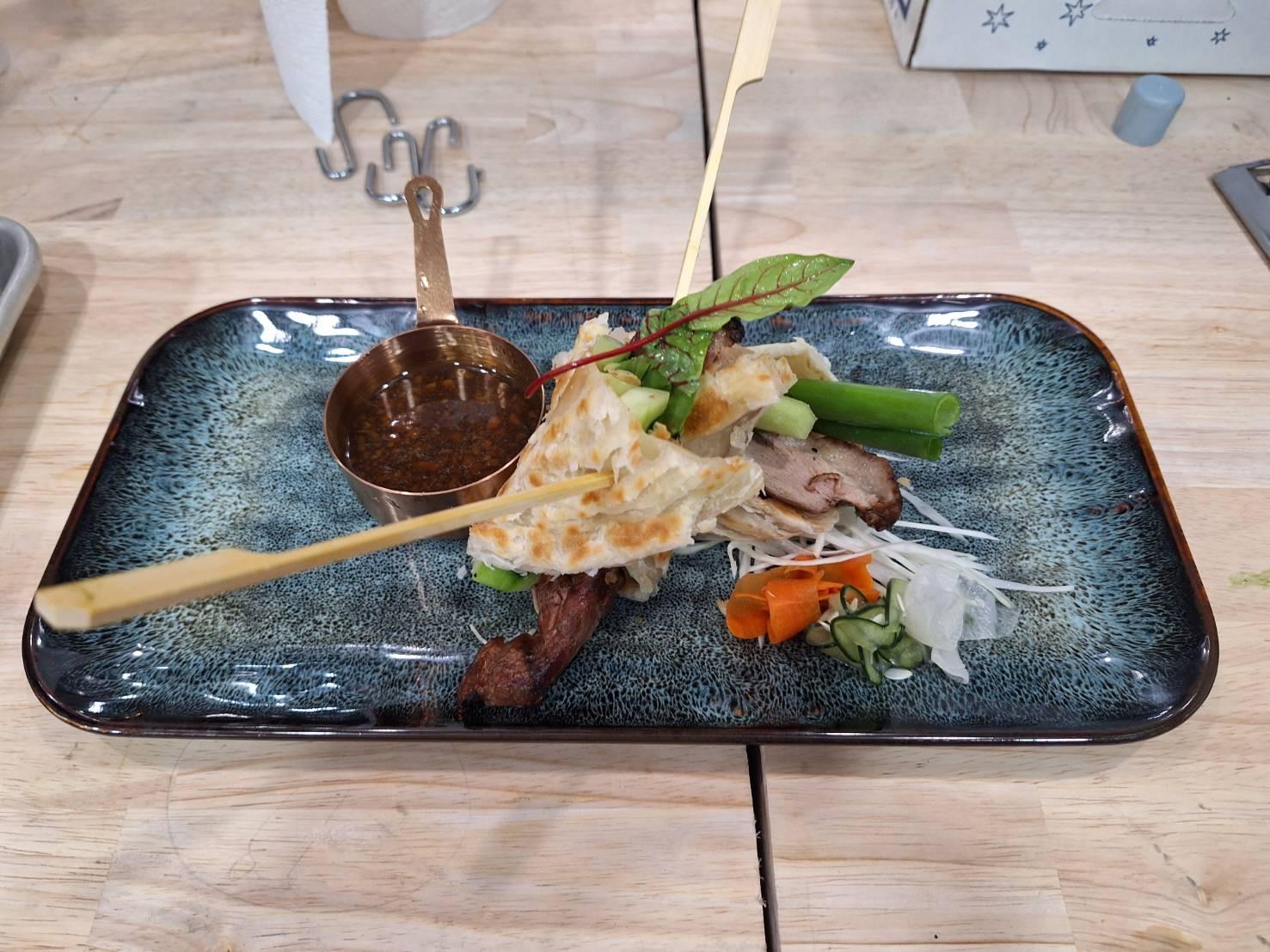Duck Roti Wrapped