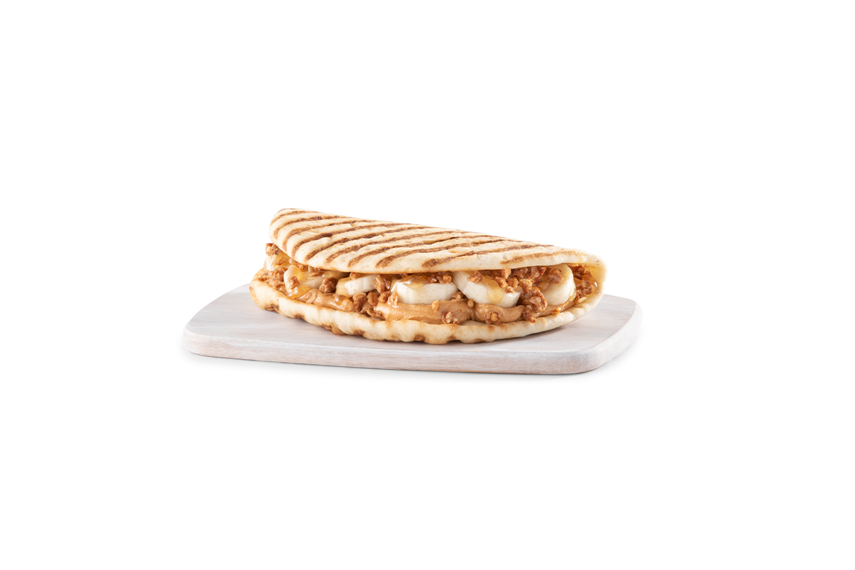 PB BANANA CRUNCH FLATBREAD