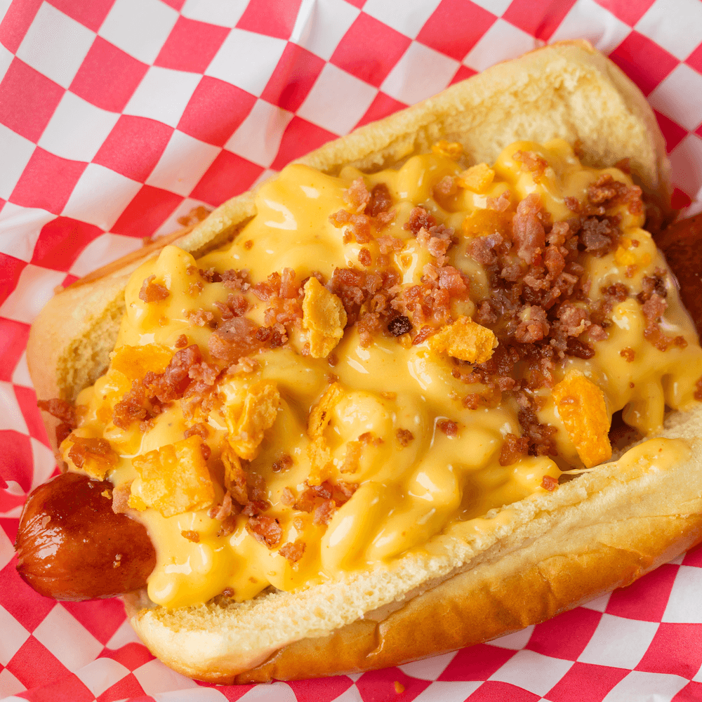Mac N Cheese Dog
