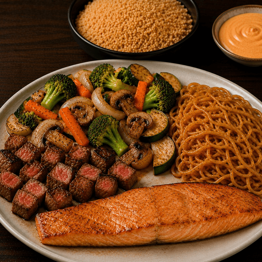 Filet and Salmon
