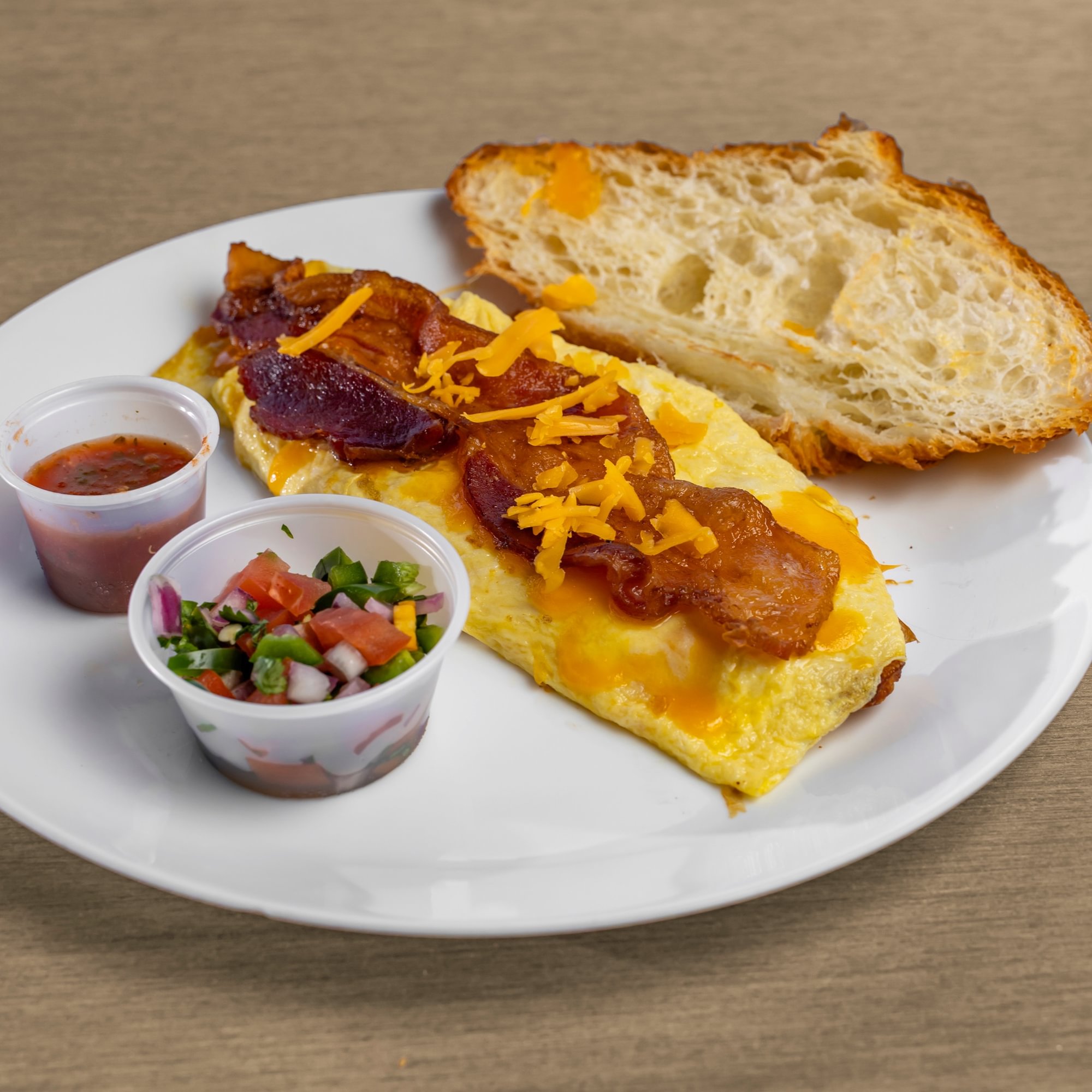 Croissant, Egg & Cheese
